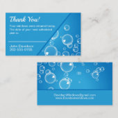 Window Cleaner Thank You Next Visit 名刺 (正面/裏面)