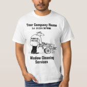 Window Cleaner Window Cleaning Services Tシャツ (正面)