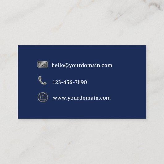 Window Cleaning Business Card 名刺 (裏面)