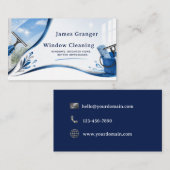 Window Cleaning Business Card 名刺 (正面/裏面)