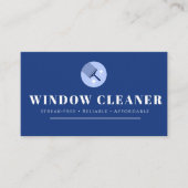Window Cleaning Business Card Template | Professio 名刺 (正面)