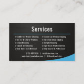 Window Cleaning Metallic 名刺 (裏面)