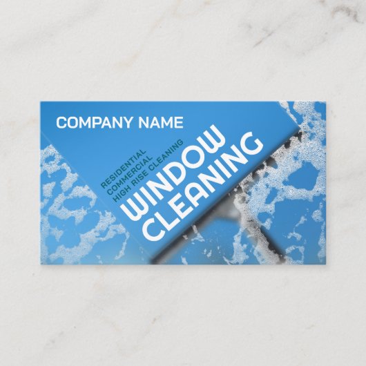 Window cleaning service  名刺 (正面)