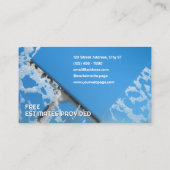 Window cleaning service  名刺 (裏面)