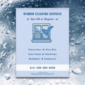 Window Cleaning Service Flyer チラシ