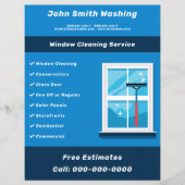 Window Cleaning Services チラシ (正面)