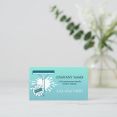 Window Cleaning Services Business Card 名刺 (スタンド正面)