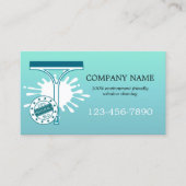 Window Cleaning Services Business Card 名刺 (正面)