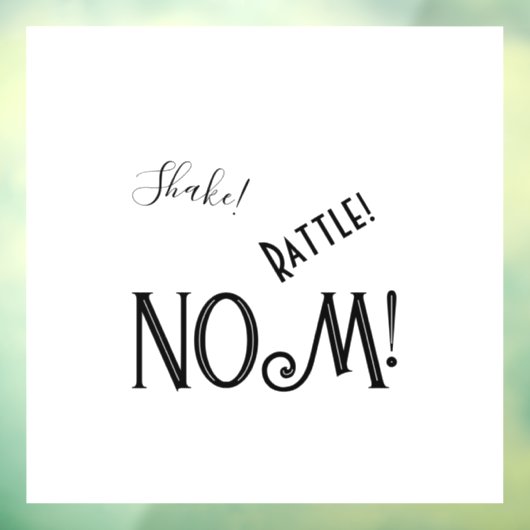 Window Cling ウィンドウサイン (シート3)