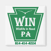 Window Cling マグネット (正面)