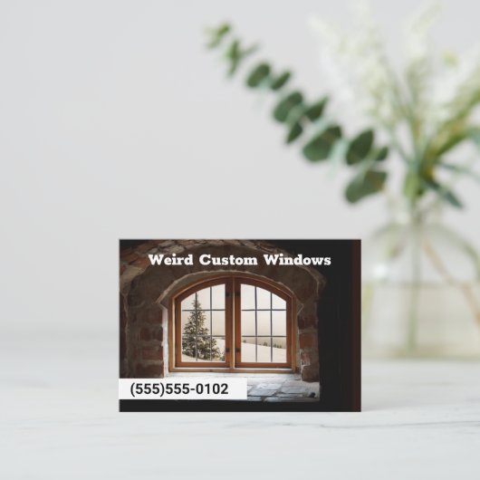 Window Company Home Builder 名刺 (スタンド正面)