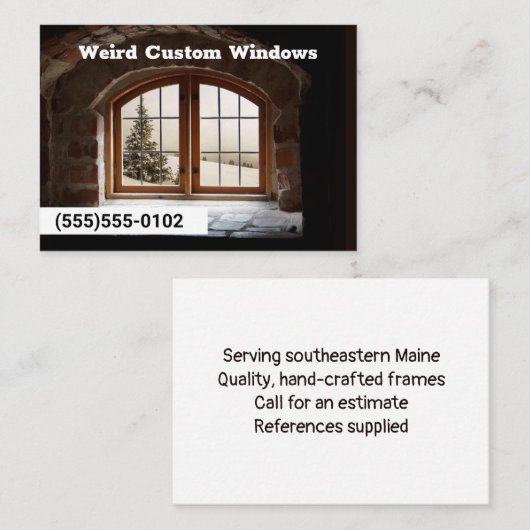 Window Company Home Builder 名刺 (正面/裏面)