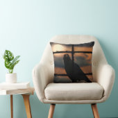 Window Crow Pillow クッション (椅子)