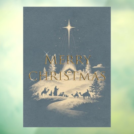 Window Decal Cling Christmas  ウィンドウサイン (シート3)