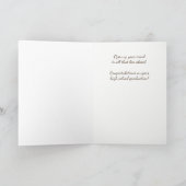 Window High Schoolの卒業カードを開く カード (内部)