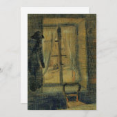 Window in Bataille Restaurant by Vincent van ゴッホ (正面/裏面)