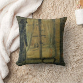 Window in Bataille Restaurant by Vincent van ゴッホ クッション (ブランケット)