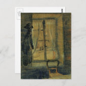 Window in Bataille Restaurant by Vincent van ゴッホ ポストカード (正面/裏面)