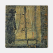 Window in Bataille Restaurant by Vincent van ゴッホ マグネット (正面)