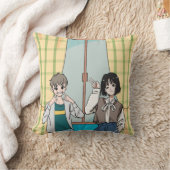 Window Moments – Cartoon クッション (ブランケット)