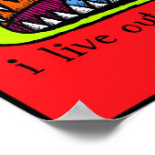 Window Monster Print ポスター (角)