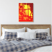 Window on a Warm World キャンバスプリント (インサイチュ (寝室))