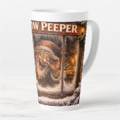 Window Peeper Icelandic Yule Lad  カフェラテマグ (右アングル)