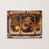 Window Peeper Icelandic Yule Lad  ジグソーパズル (横)