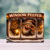 Window Peeper Icelandic Yule Lad art アクリルサイン (ニュートラル)