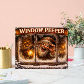 Window Peeper Icelandic Yule Lad art アクリルサイン (ウェディング)