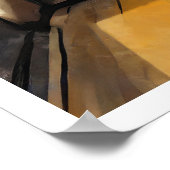 Window Posterからの秋/秋ヴィンヤードの眺め ポスター (角)