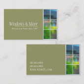 Window Replacement Installer Company 名刺 (正面/裏面)