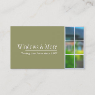 Window Replacement Installer Company 名刺