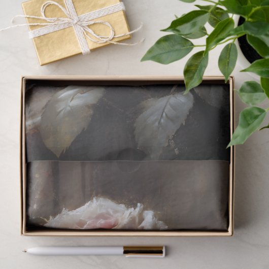 Window Roses in Blush Decoupage 薄葉紙 (ギフト)