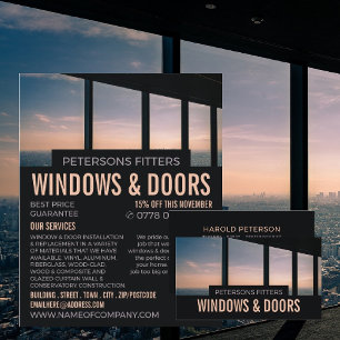 Window Scene, Window & Door Fitter Company チラシ