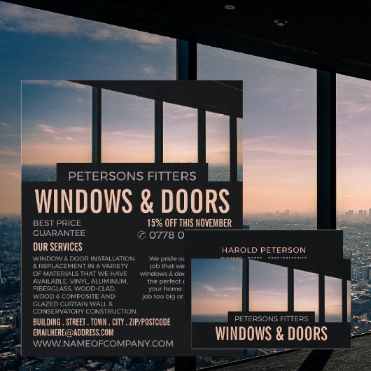 Window Scene, Window & Door Fitter Company チラシ