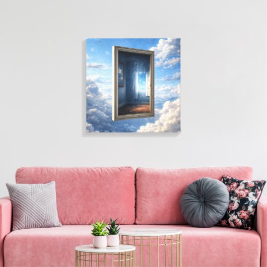 Window to Nowhere キャンバスプリント (インサイチュ (リビング))