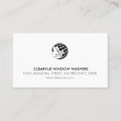 Window Washer House Cleaning  名刺 (裏面)