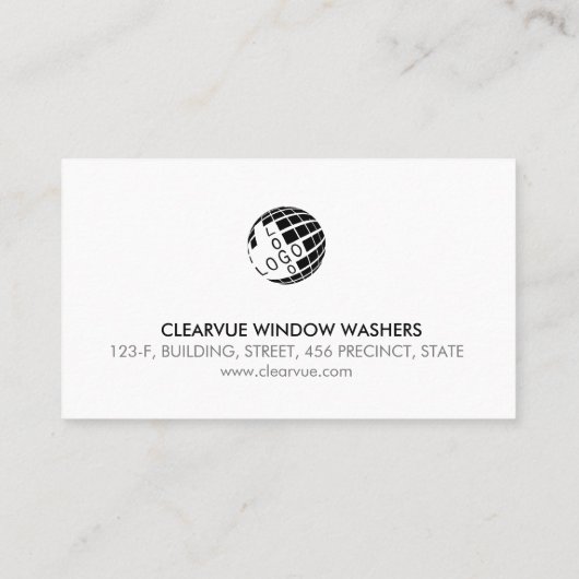 Window Washer House Cleaning  名刺 (裏面)