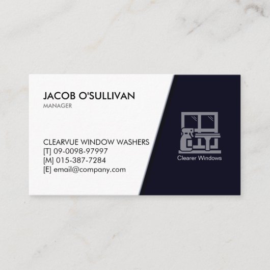 Window Washer House Cleaning  名刺 (正面)