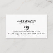 Window Washer House Cleaning  名刺 (裏面)