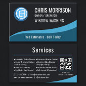 Window Washing Service QR Code 名刺