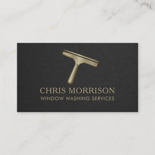 Window Washing Services Business Card 名刺 (正面)