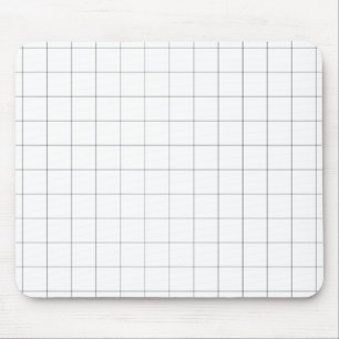 Windowpane Check Grid （黒/白） マウスパッド