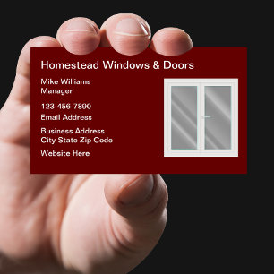 WindowsおよびDoors名刺 名刺