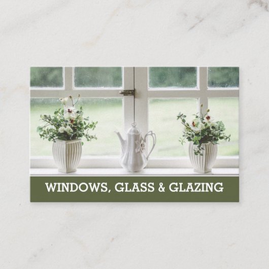 WindowsおよびGlazing名刺。 名刺 (正面)