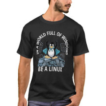 Windowsが満載の世界で、LinuxのTシャツになる