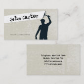 Windowsのクリーニングサービス汚れたマネージャー 名刺 (正面/裏面)