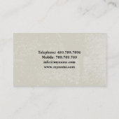 Windowsのクリーニングサービス汚れたマネージャー 名刺 (裏面)