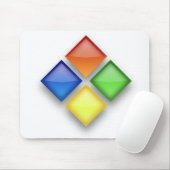 Windowsのダイヤモンド マウスパッド (マウス)
